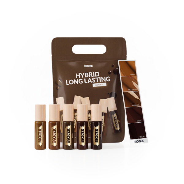 Pigment Biotek Hybrid Long Lasting Brow Kit 5buc.