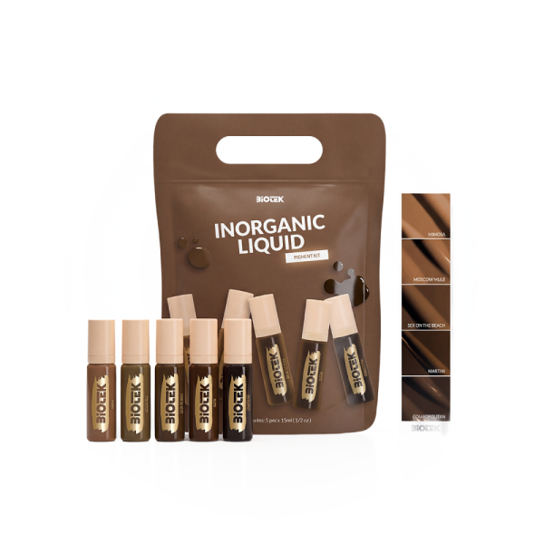 Pigment Biotek Mineral Liquid Brow Kit 5buc.